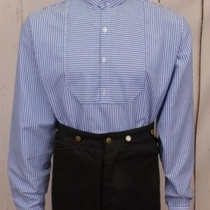 Frontier Classics Blue Striped Men's Cowboy Shirt